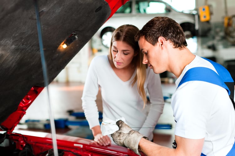 auto repair shop customers