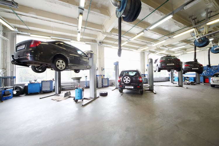 Auto Repair Shop Floor Plan